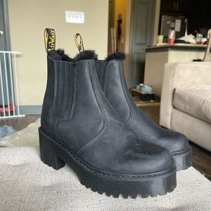 Dr. Martens Rometty Fur Lined Chelsea Boots